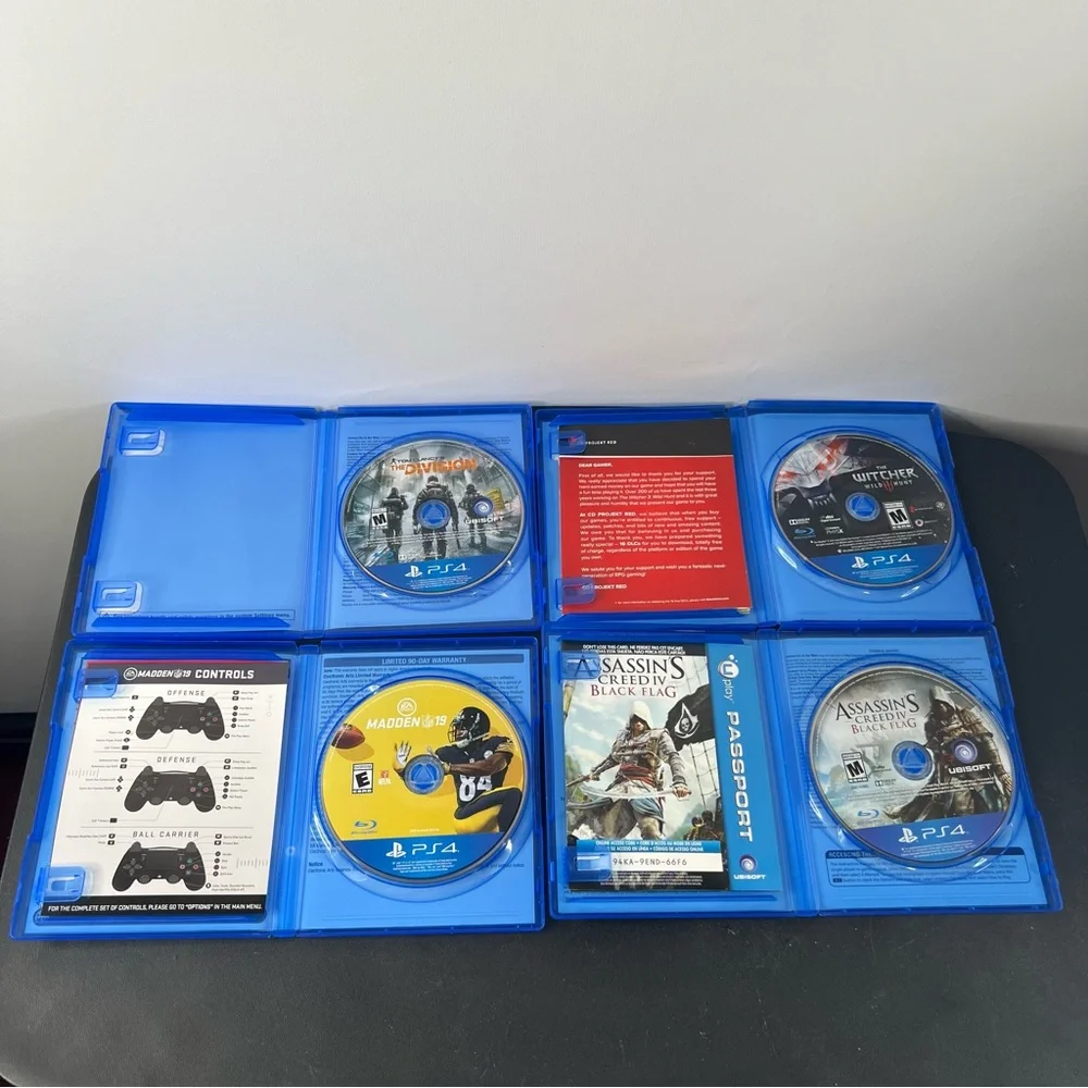 PlayStation 4 PS4 Bundle Lot of 14 Games (Metal Gear Solid Last Of Us Witcher)